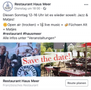 06.2019 - "Jazz und Matjes" im "Haus Meer"