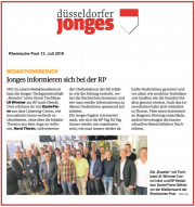 07.2019 - Jonges bei der RheinischenPost